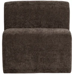 Woood Eetkamerbank Mojo Base Ribstof Bruin 84cm