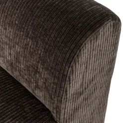 Woood Eetkamerbank Mojo Base Ribstof Bruin 84cm