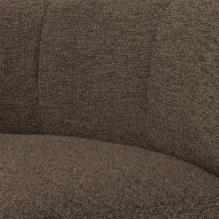 Woood Eetkamerbank Mojo Base Hoek Met Rugleuning Bouclé Bruin