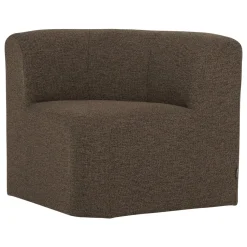 Woood Eetkamerbank Mojo Base Hoek Met Rugleuning Bouclé Bruin