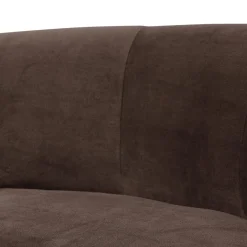 Woood Eetkamerbank Mojo Base Hoek Rugleuning Velvet Bruin