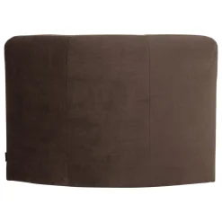 Woood Eetkamerbank Mojo Base Hoek Rugleuning Velvet Bruin