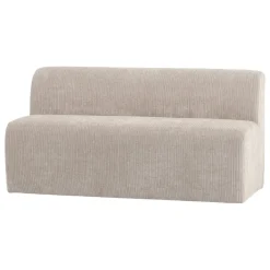Woood Eetkamerbank Mojo Base Ribstof Ecru 164cm