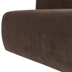 Woood Eetkamerbank Mojo Base Velvet Bruin 164cm