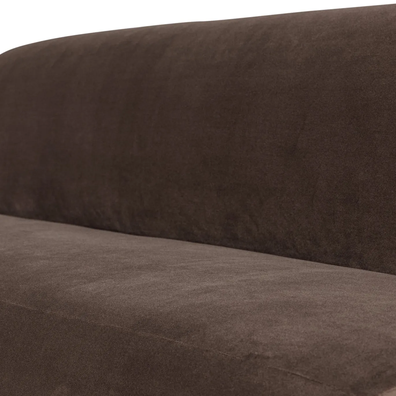 Woood Eetkamerbank Mojo Base Velvet Bruin 164cm