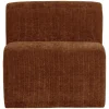 Woood Eetkamerbank Mojo Base Ribstof Roestbruin 84cm