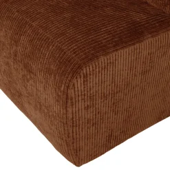 Woood Eetkamerbank Mojo Base Ribstof Roestbruin 84cm