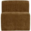 Woood Eetkamerbank Mojo Base Ribstof Honinggeel 84cm