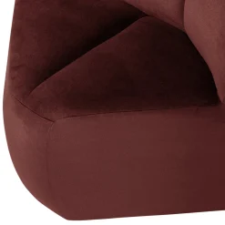 Woood Eetkamerbank Mojo Hoek Velvet Kastanjebruin