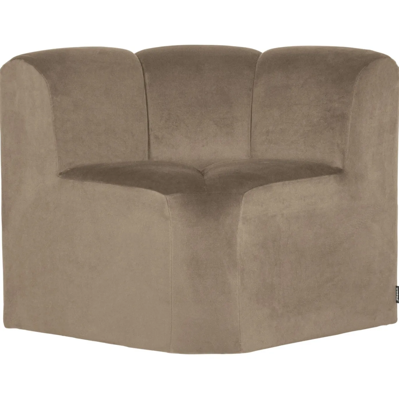 Woood Eetkamerbank Mojo Hoek Velvet Khaki