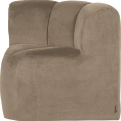 Woood Eetkamerbank Mojo Hoek Velvet Khaki