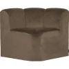 Woood Eetkamerbank Mojo Hoek Velvet Taupe