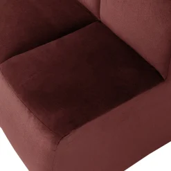 Woood Eetkamerbank Mojo Velvet Kastanjebruin 84cm