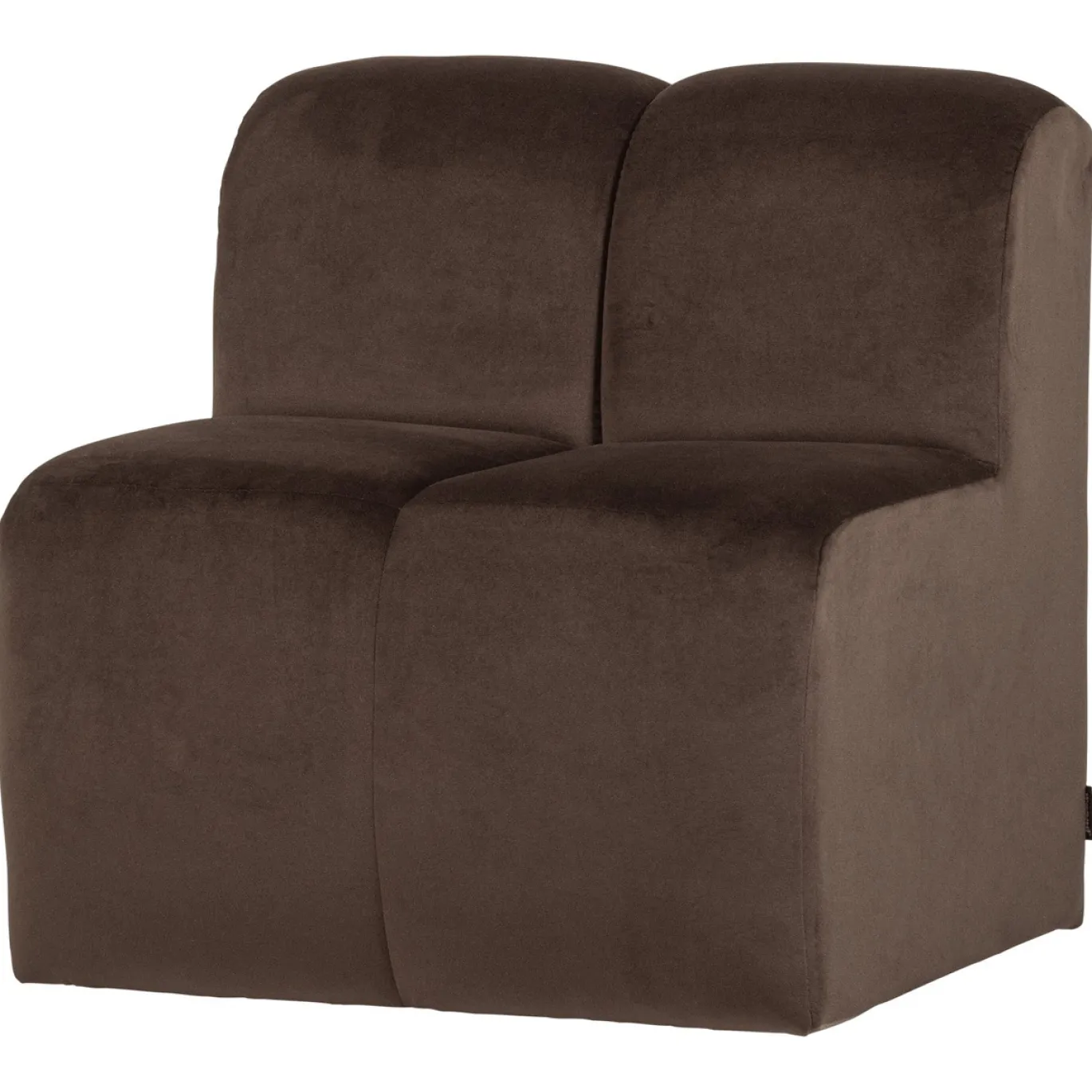 Woood Eetkamerbank Mojo Velvet Bruin 84cm