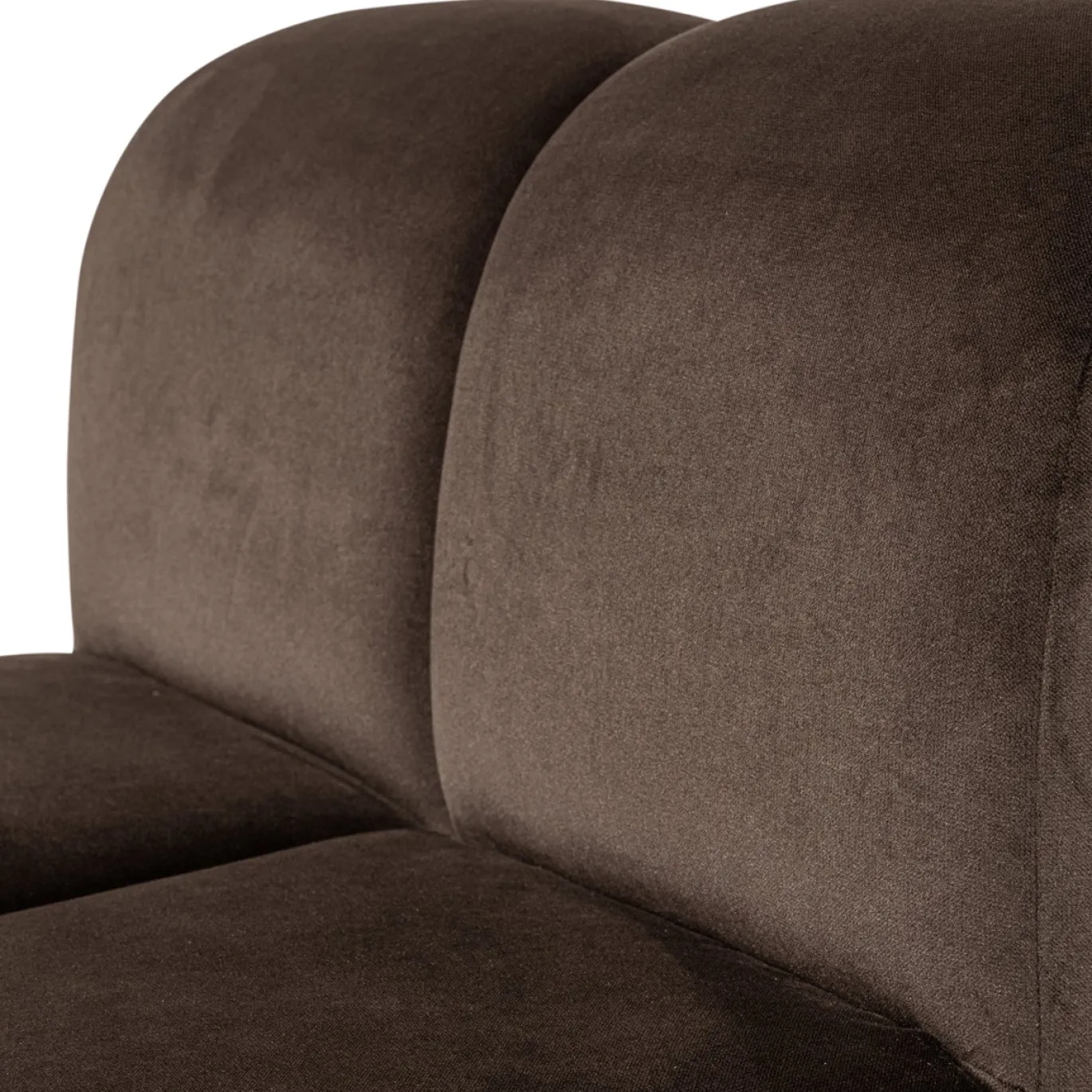 Woood Eetkamerbank Mojo Velvet Bruin 84cm