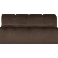 Woood Eetkamerbank Mojo Velvet Bruin 164cm