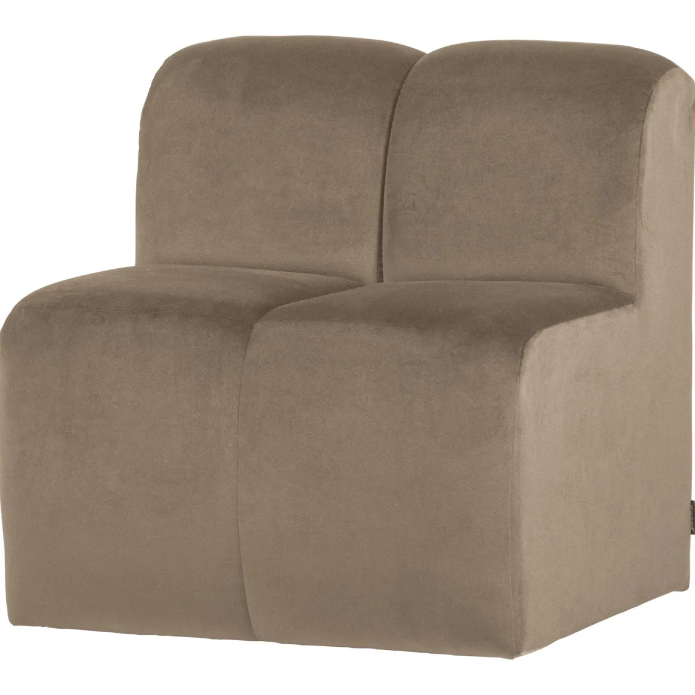 Woood Eetkamerbank Mojo Velvet Khaki 84cm