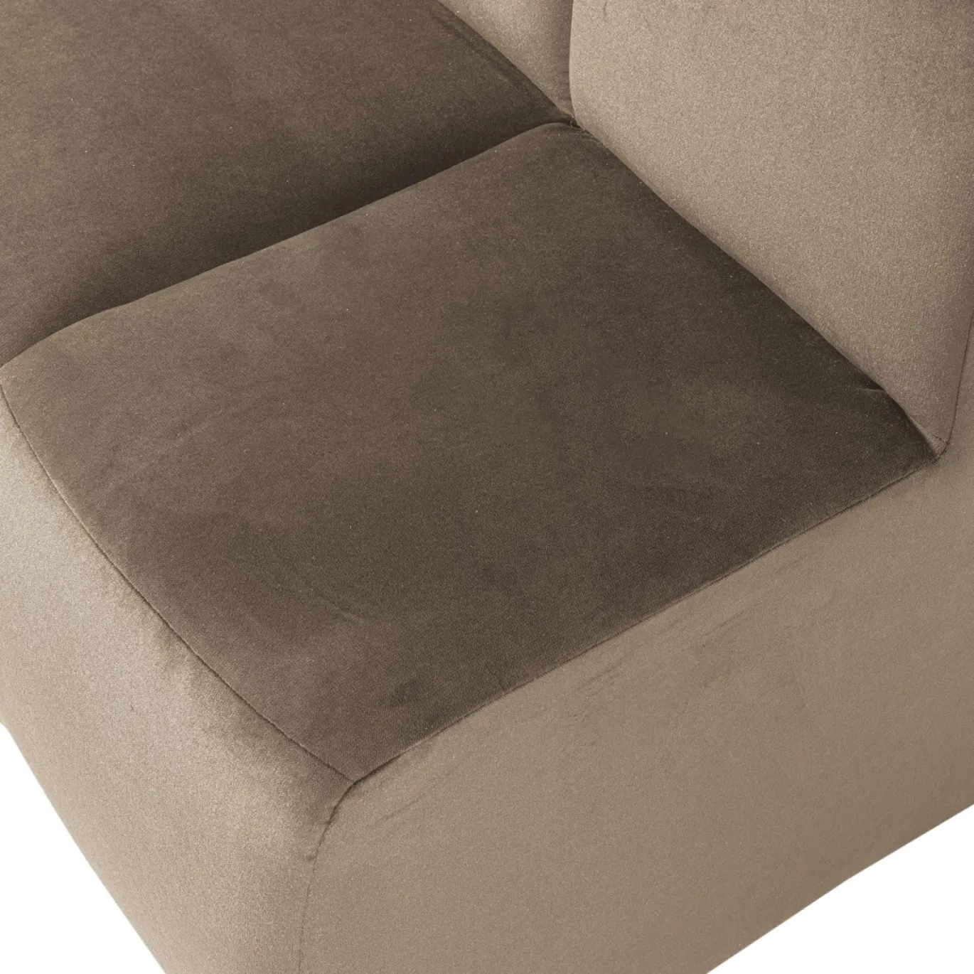 Woood Eetkamerbank Mojo Velvet Khaki 84cm