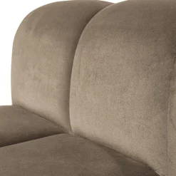 Woood Eetkamerbank Mojo Velvet Khaki 84cm