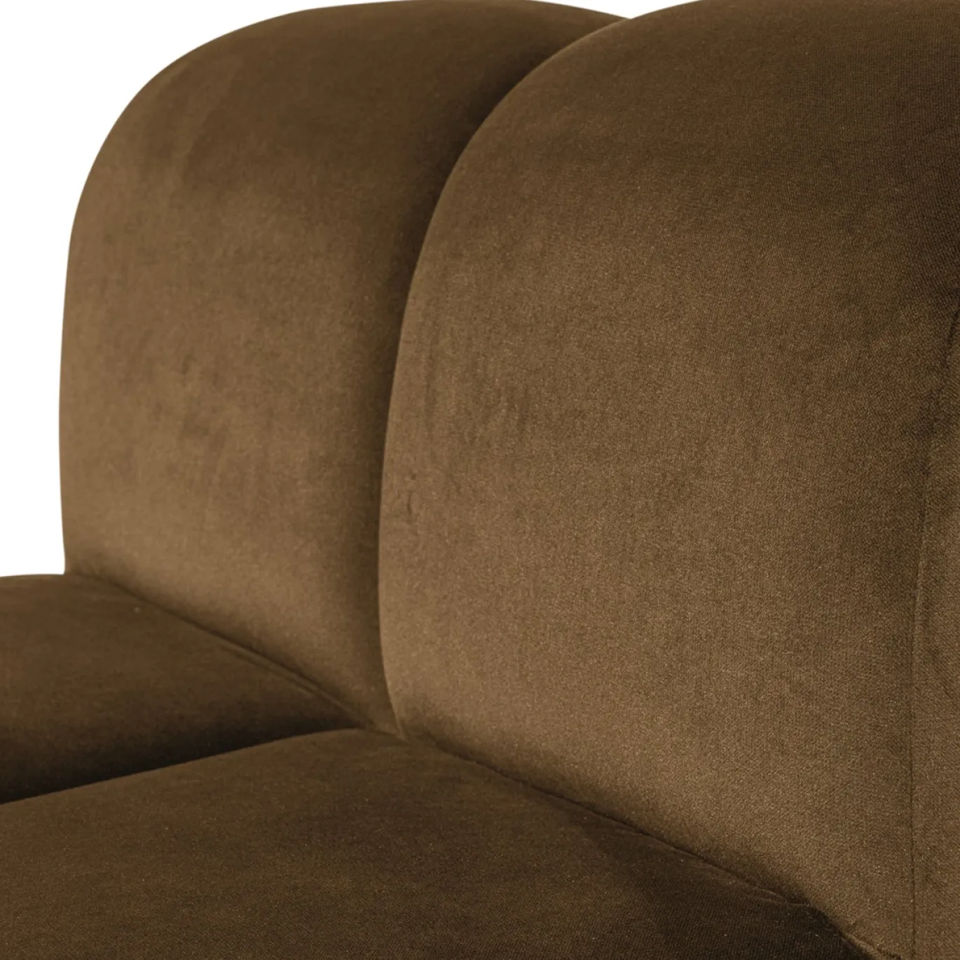 Woood Eetkamerbank Mojo Velvet Honinggeel 84cm