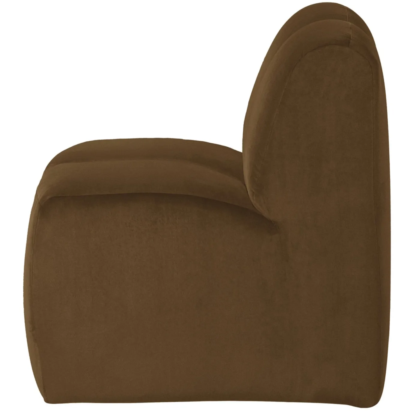 Woood Eetkamerbank Mojo Velvet Honinggeel 84cm