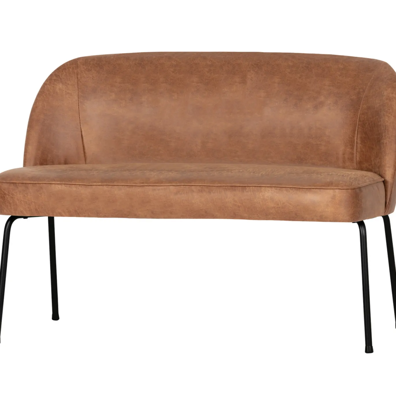 Woood Eetkamerbank Vogue Leer Cognac
