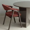 Woood Eetkamerstoel Avar Armleuning Bordeaux Set van 2