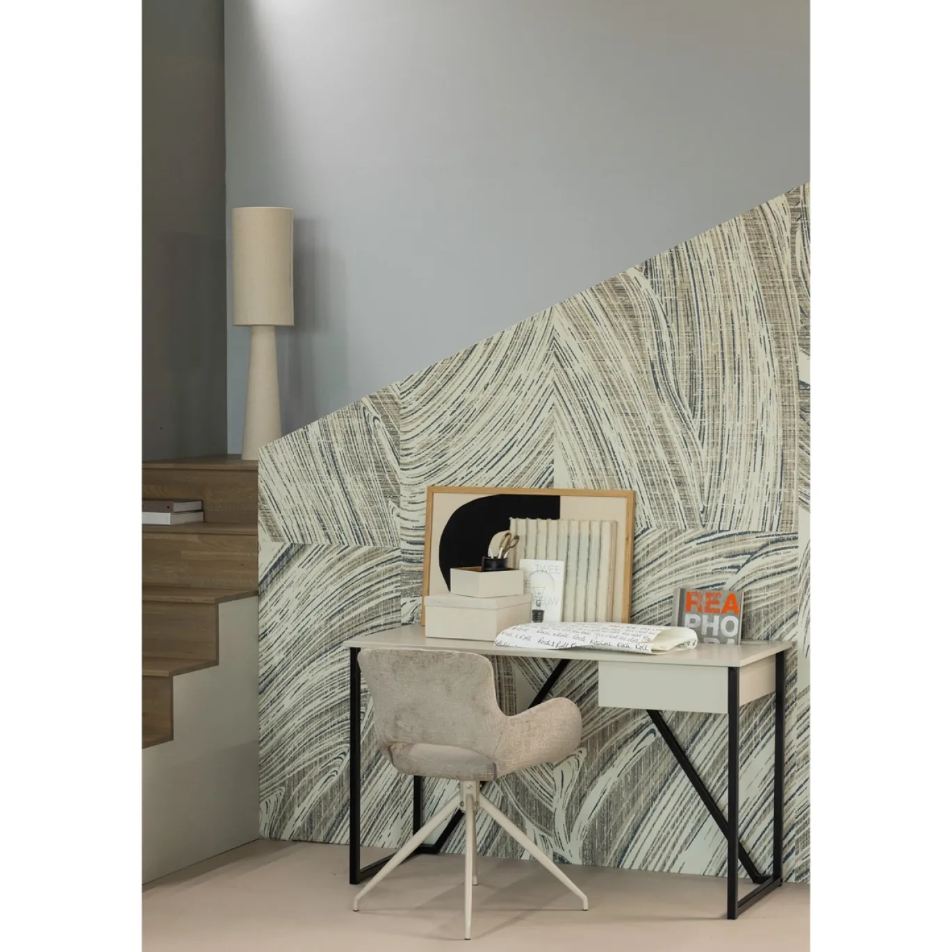 Woood Eetkamerstoel Eliva Structure Velvet Zand - Set Van 2