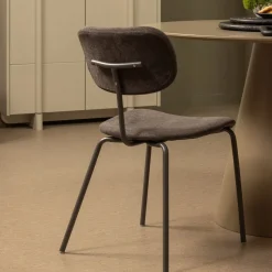 Woood Eetkamerstoel Link Bruin/Grijs