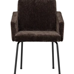 Woood Eetkamerstoel Mount Chenille Donkerbruin