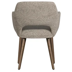 Woood Eetkamerstoel Murat Naturel Met Houten Poot Mystic Brown