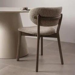 Woood Eetkamerstoel Udar Met Houten Frame Donkerbruin