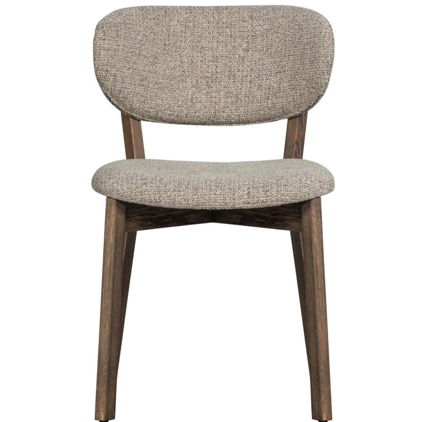 Woood Eetkamerstoel Udar Met Houten Frame Donkerbruin