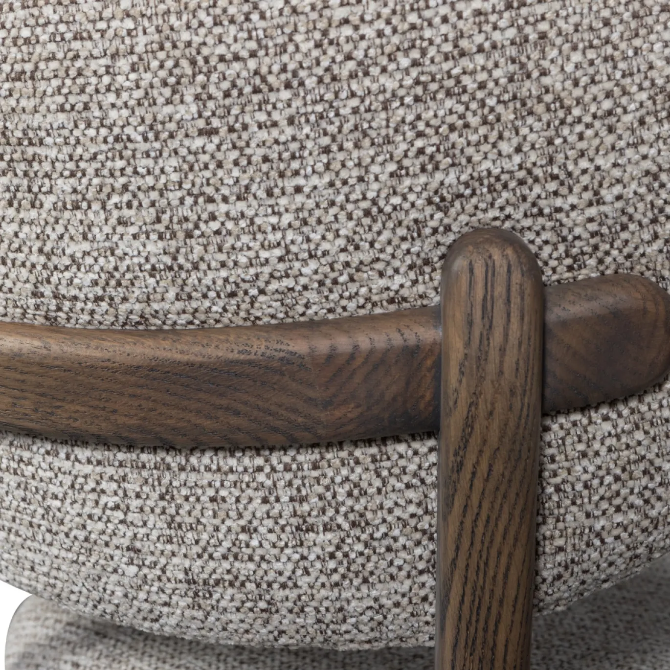 Woood Eetkamerstoel Udar Met Houten Frame Donkerbruin