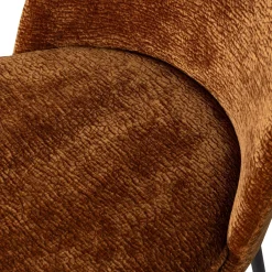Woood Eetkamerstoel Vogue Chenille Bruin