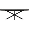 Woood Eettafel Arros Uitschuifbaar 180-220x90cm Mdf Zwart