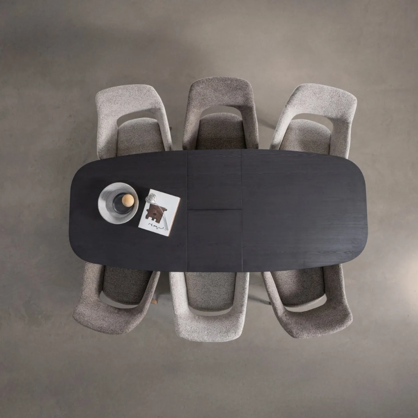 Woood Eettafel Arros Uitschuifbaar 180-220x90cm Mdf Zwart