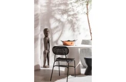 Woood Eettafel Damon Betonlook Wit Ø100cm