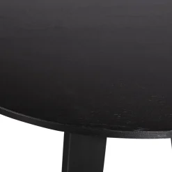 Woood Eettafel Fries Eiken Blacknight Ø129cm