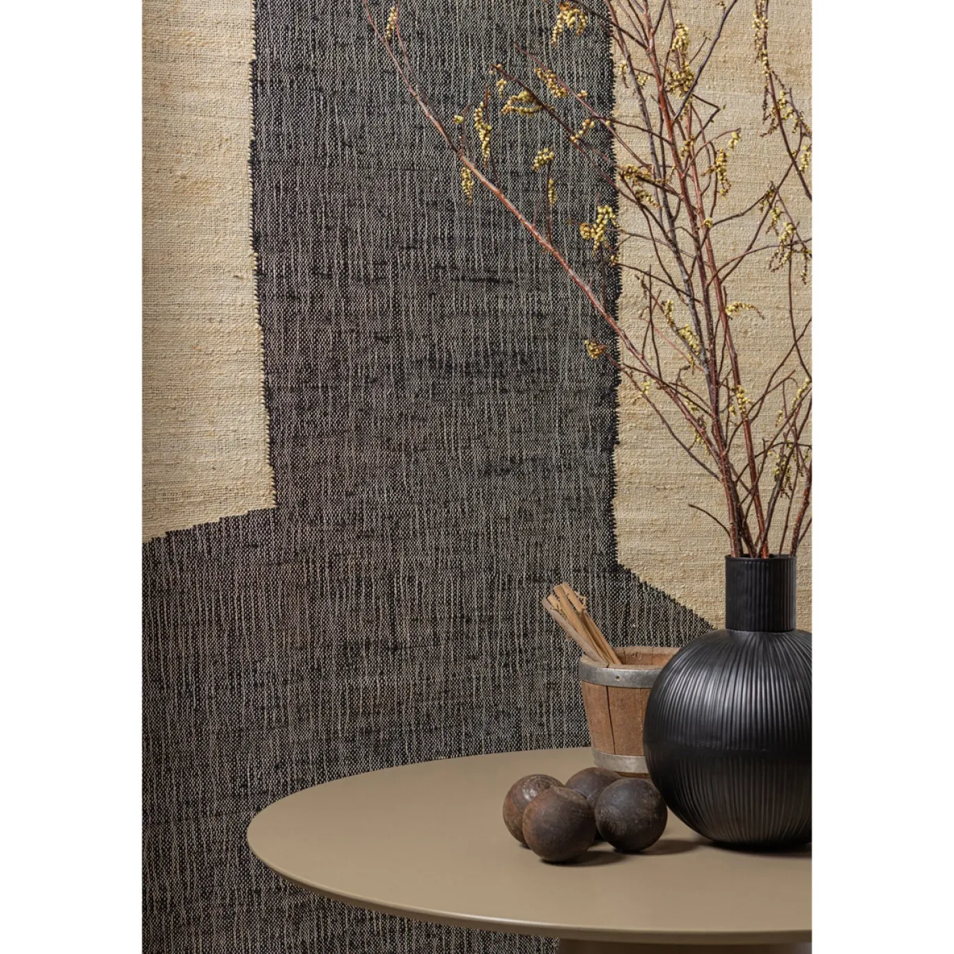 Woood Eettafel Jorre Mdf Militair Bruin Ø120cm