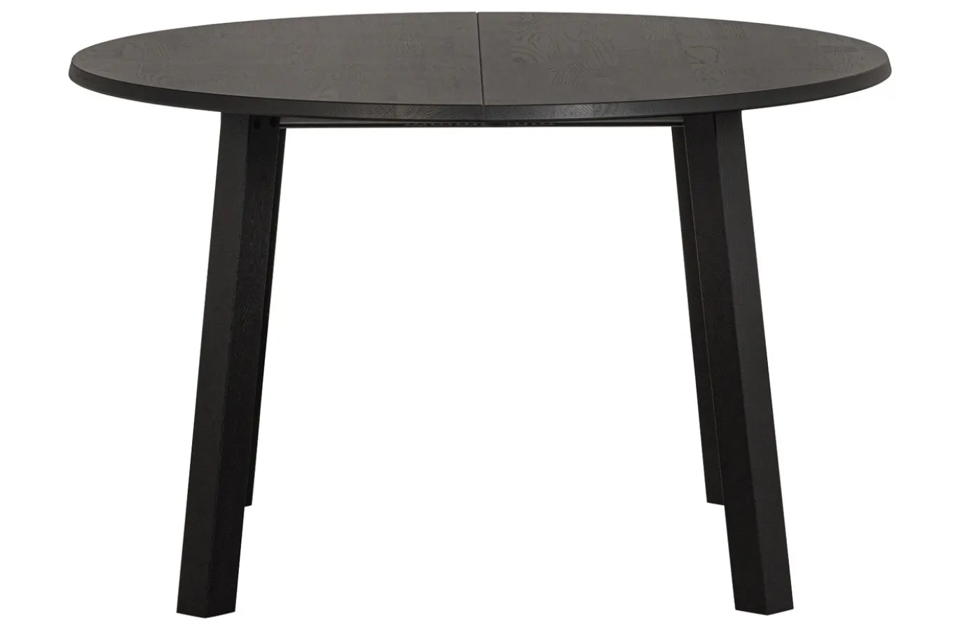 Woood Eettafel Lange Jan Uitschuifbaar Rond Eiken Blacknight