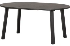 Woood Eettafel Lange Jan Uitschuifbaar Rond Eiken Blacknight