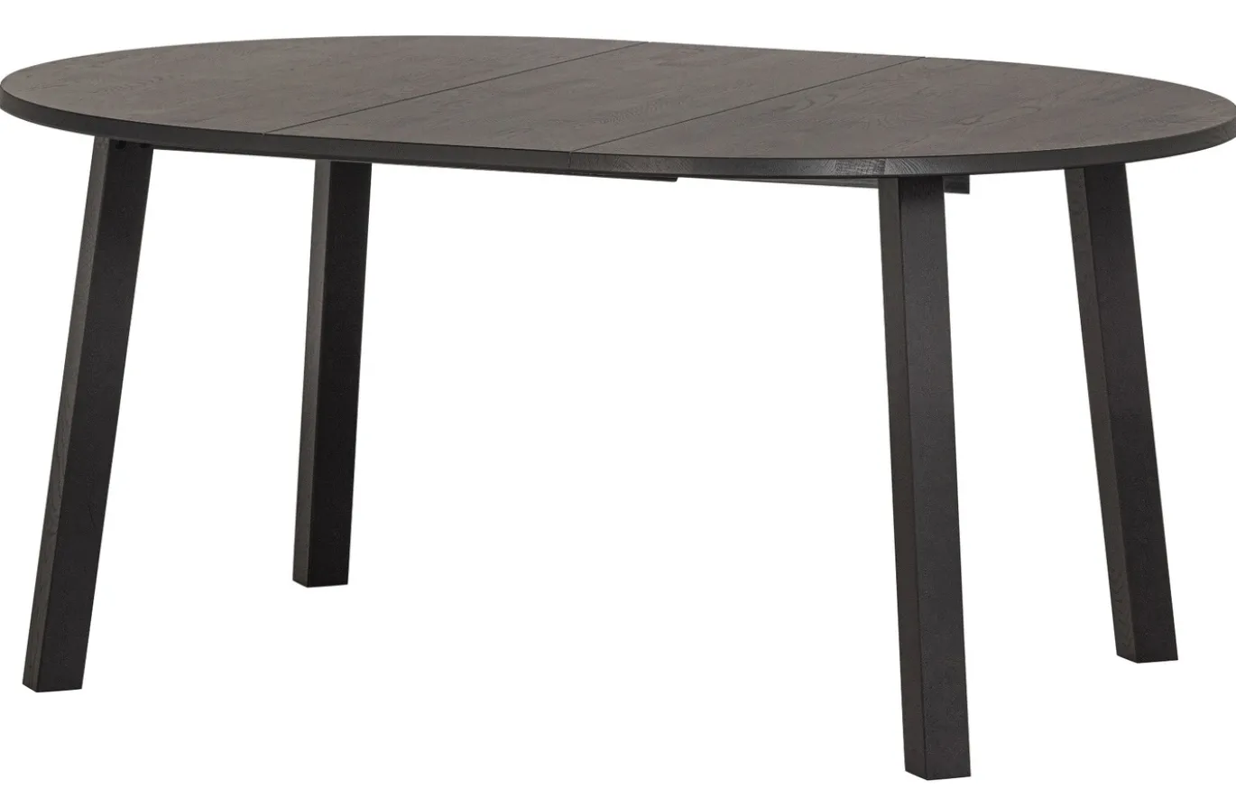 Woood Eettafel Lange Jan Uitschuifbaar Rond Eiken Blacknight