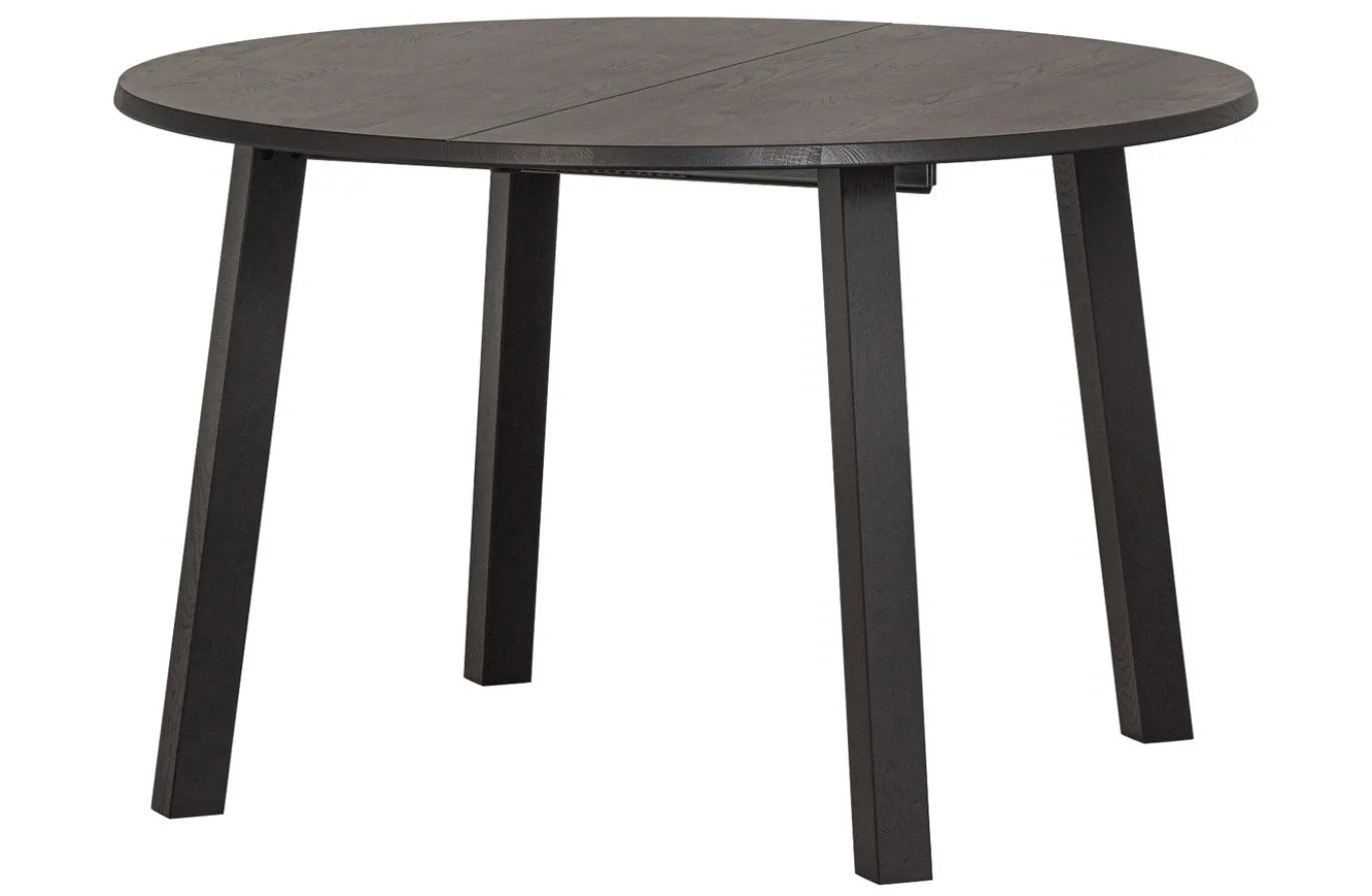 Woood Eettafel Lange Jan Uitschuifbaar Rond Eiken Blacknight