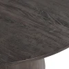 Woood Eettafel Maan Donkerbruin Ø120cm