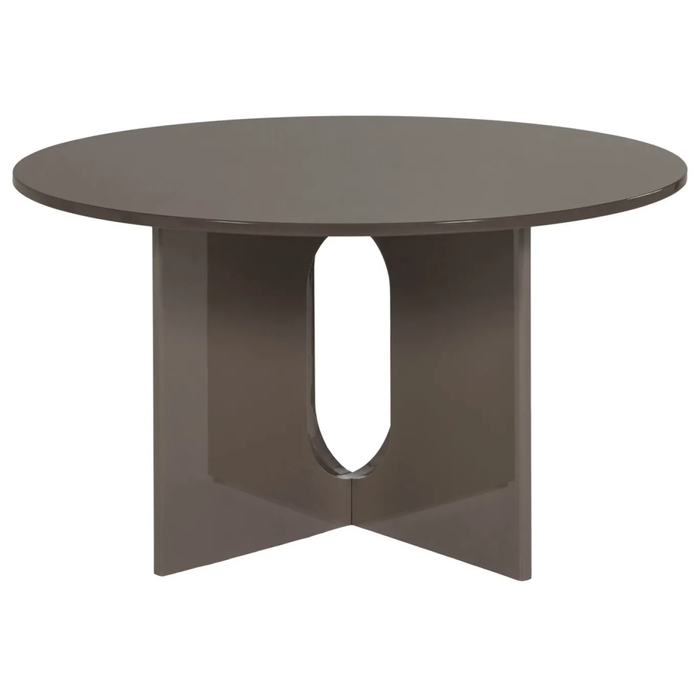 Woood Eettafel Marvo MDF Mokkabruin Ø130cm