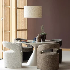 Woood Eettafel Mavo MDF Zand Ø130cm