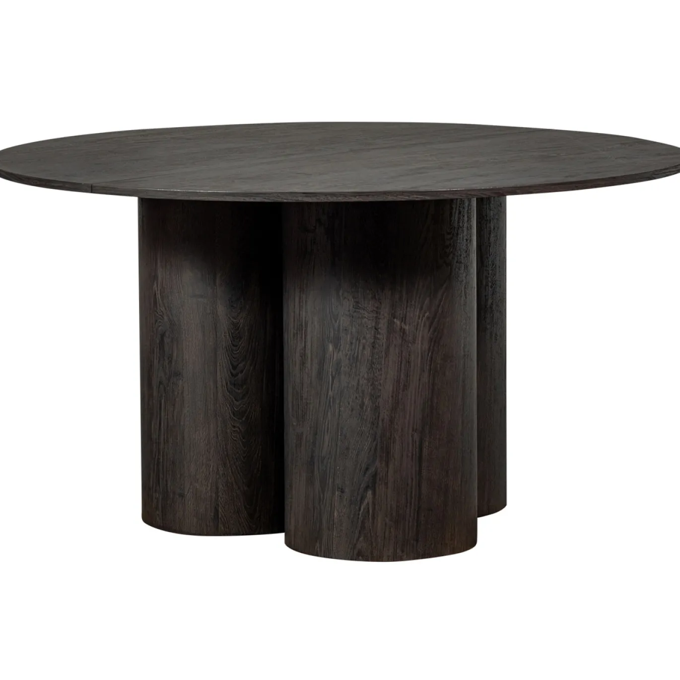 Woood Eettafel Oona Donkerbruin Ø140cm