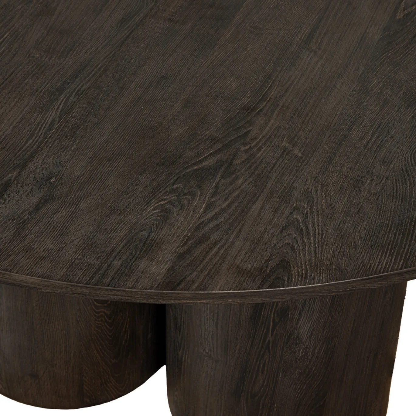 Woood Eettafel Oona Donkerbruin Ø140cm