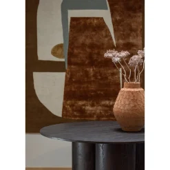 Woood Eettafel Oona Donkerbruin Ø140cm